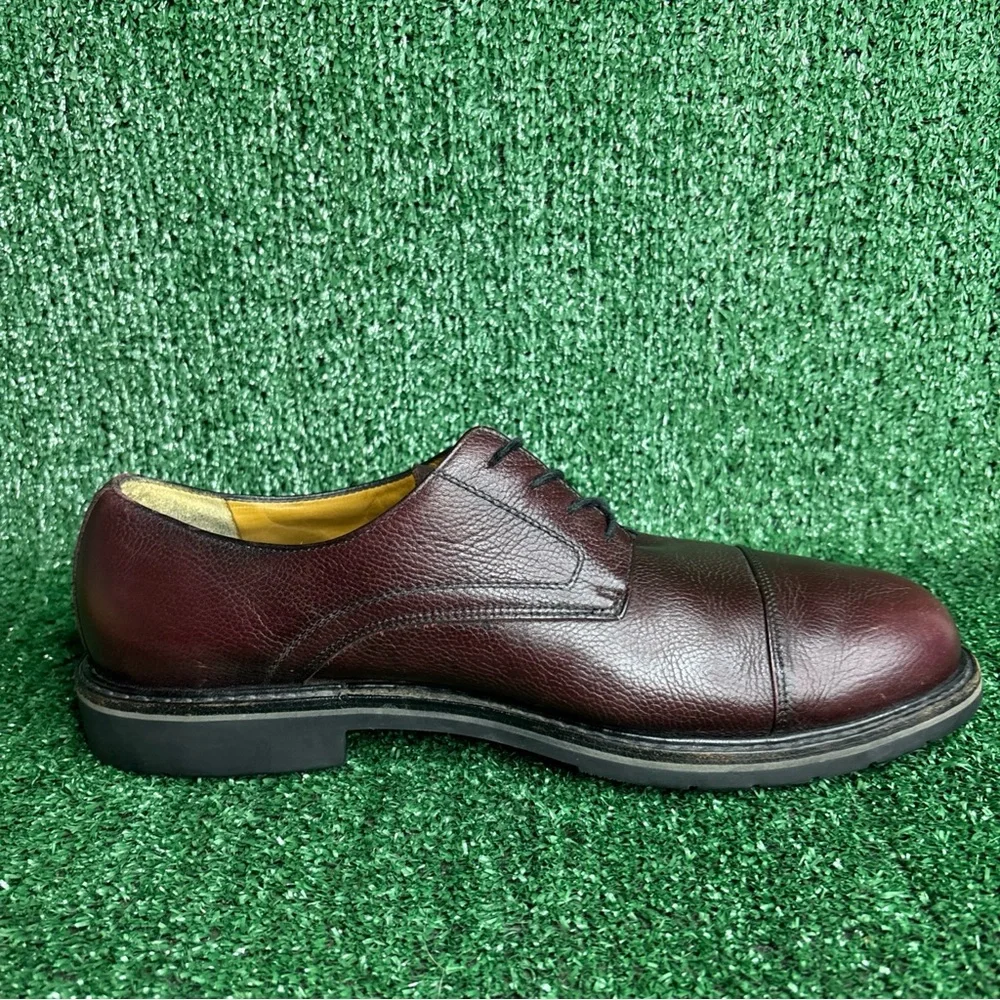 Mephisto‎ Melchior Oxfords Mens 12 Maroon Cordovan Leather Cap Toe Goodyear Welt